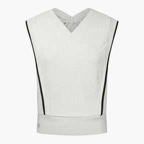 Áo Golf N Front Patterned Jacquard Sleeveless Golf