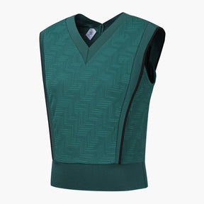 Áo Golf N Front Patterned Jacquard Sleeveless Golf