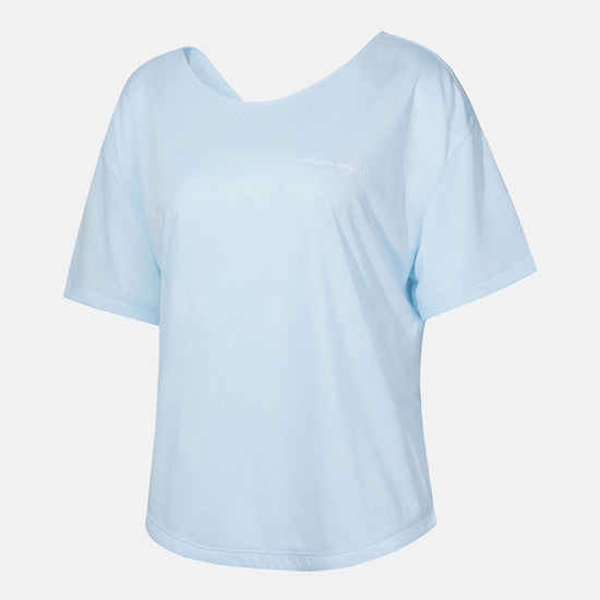 Áo Thể Thao Nữ Wo Semi Crop Mesh Layered Short Sleeve T-Shirts