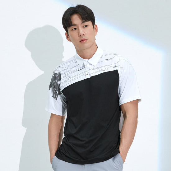 Áo Golf Polo Nam F360 Spirit Logo Point Ts